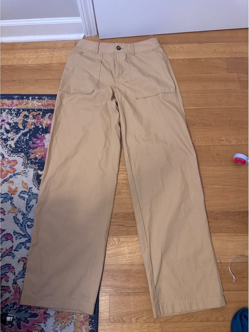 Who what wear wide leg khaki pants